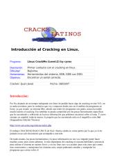 Cracking en Linux 1(Introduccion).pdf