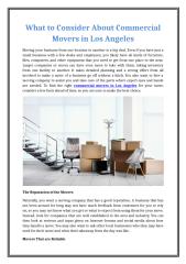 What to Consider About Commercial Movers in Los Angeles.docx