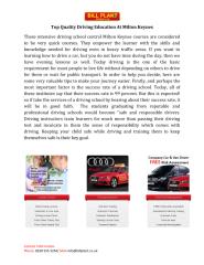 Top Quality Driving Education At Milton Keynes.pdf