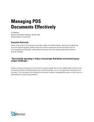 Managing PDS Effectively - Bentley Plant whitepaper.pdf