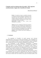 Controle social no sistema único de saúde - SUS - aspectos.pdf