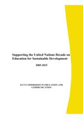 SUPPORTING THE UNITED NATIONS DECADE ON EDUCATION FOR SUSTAINABLE DEVELOPMENT.pdf