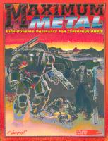 CP3191 - Cyberpunk 2020 - Maximum Metal (1993) [Q4] [Houdini].pdf