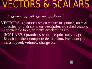 vectors & scalars.ppt